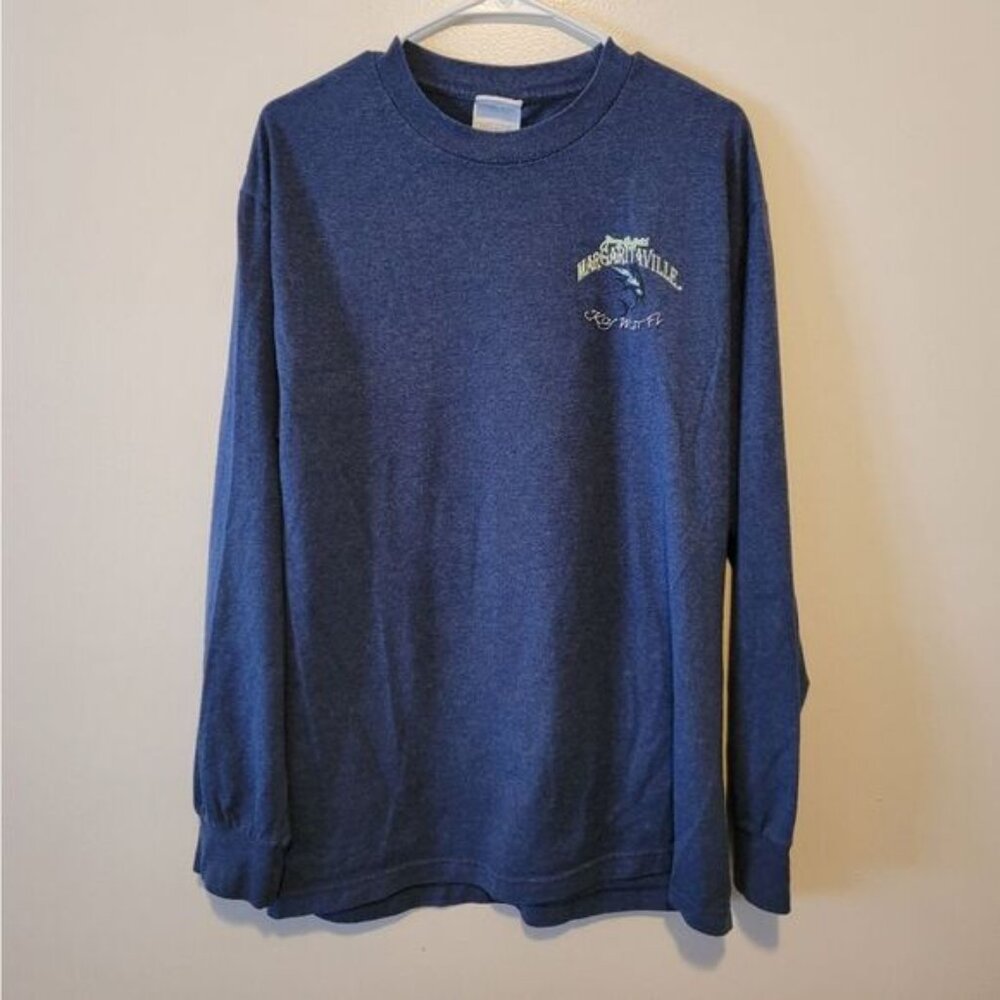 Vtg Jimmy Buffetts Margaritaville Key West Long Sleeve Shirt Large